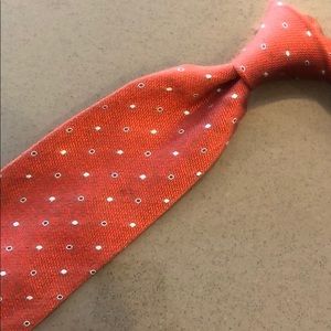 Ermenegildo Zegna woven red necktie